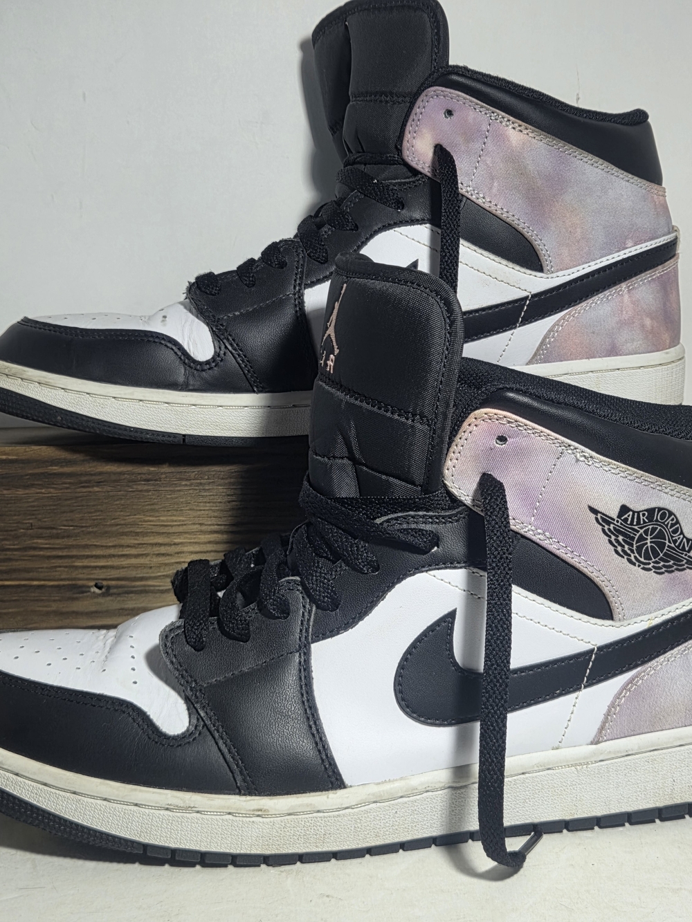 Nike Air Jordan 1 Mid SE "Zen Master" Bleached Tie Dye Men's Size  - 13